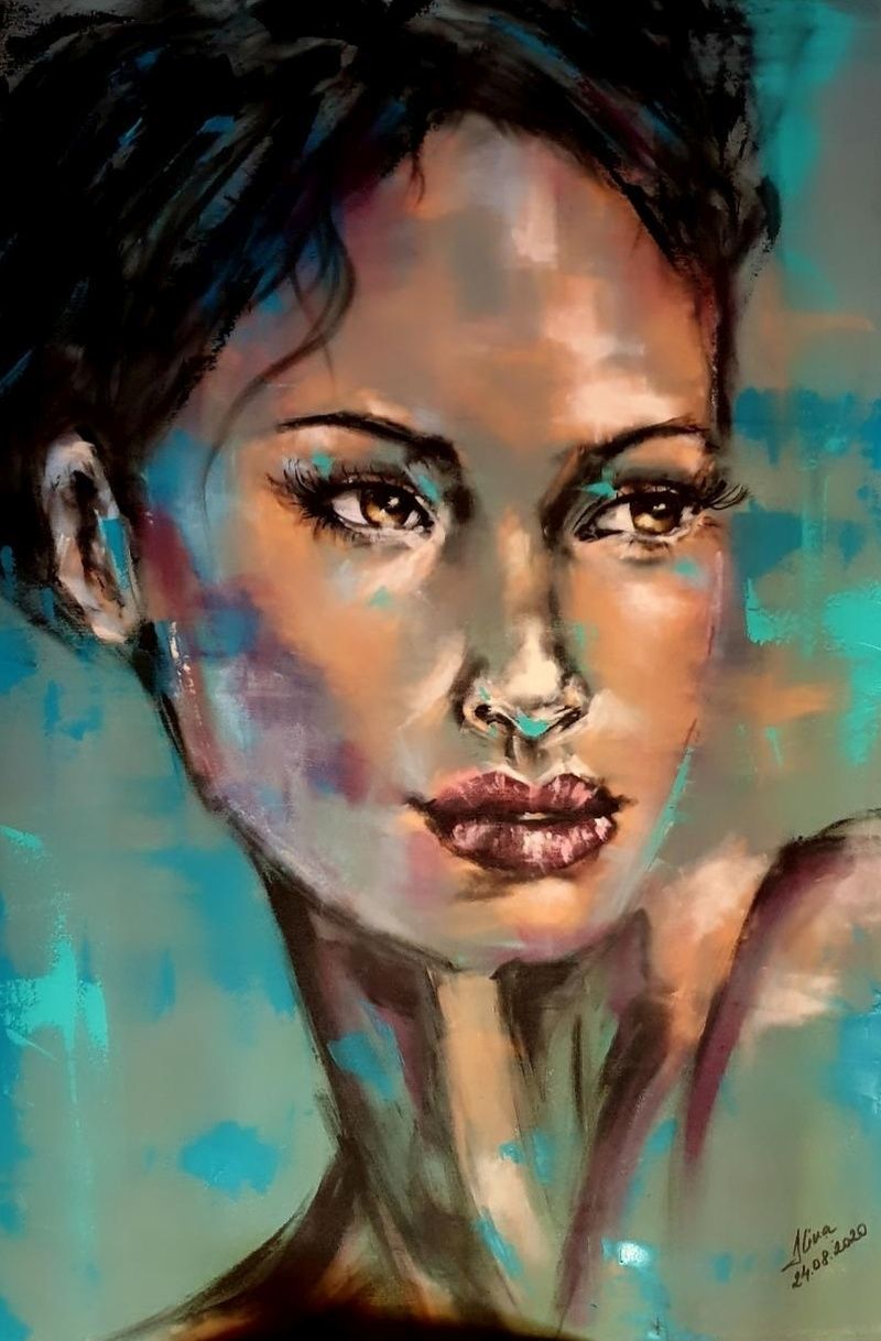 ArteDiAlina.com painting: Twist in sobriety